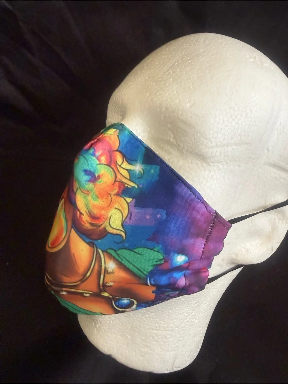 Blueprint Designs pop face fabric
